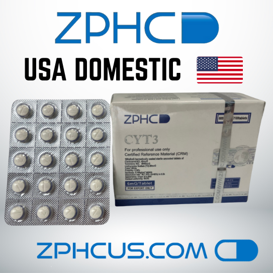 CYT3 ZPHC (100 tablets) 6 mg - Domestic US